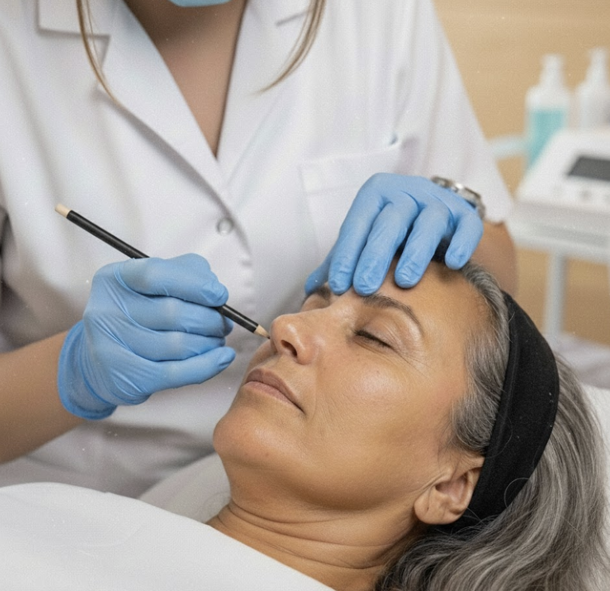Hands-on botulinum toxin training in a clinical setting, small group, direct supervision